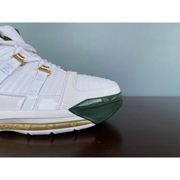 Nike LeBron 3 III QS "SVSM Home" 2019 Men's Size 10.5 AO2434-102 - Picture 5 of 12